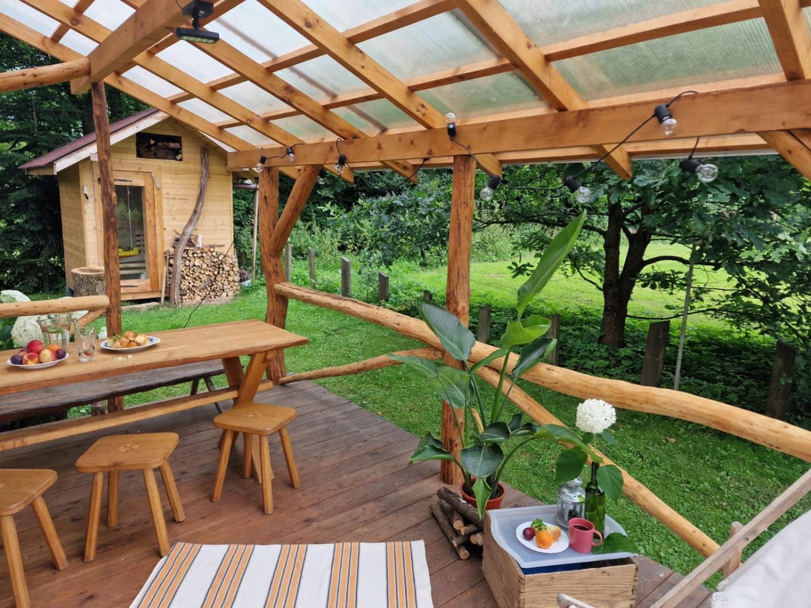 Bieszczadzki Kat Vila Lesko Exterior foto